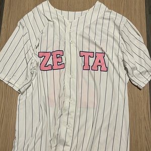 Zeta Tau Alpha Baseball Jersey Sz M